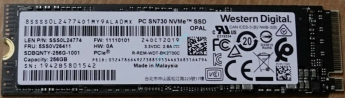 Твердотельный накопитель 256gb Western Digital SN730 M2 OEM