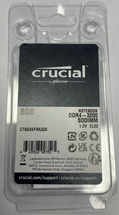Оперативная память 8Gb Kingston LV32D4S2S8HD-8 DDR4 3200 SODIMM, купить ...