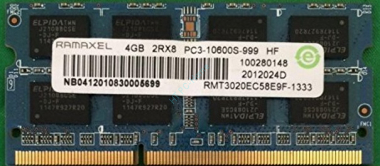 Оперативная память 4Gb RAMAXEL RMT3020EC58E9F DDR3 1333 SODIMM  — HTPC-Home.ru