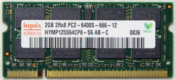 Оперативная память 2Gb Hynix HYMP112S64CP6 DDR2 800 SODIMM 