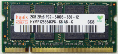 Оперативная память 2Gb Hynix HYMP112S64CP6 DDR2 800 SODIMM  — HTPC-Home.ru