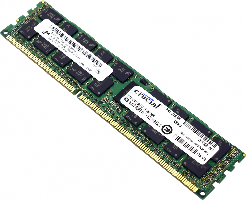 Оперативная память 8Gb Crucial CT102472BQ1339 DDR3 1333 DIMM ECC REG фото 1 — HTPC-Home.ru