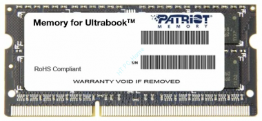 Оперативная память 8Gb Patriot PSD38G1600L2S DDR3L 1600 SODIMM  — HTPC-Home.ru