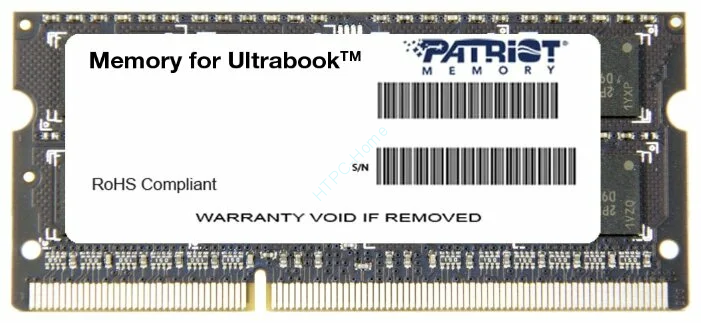 Оперативная память 8Gb Patriot PSD38G1600L2S DDR3L 1600 SODIMM  фото 1 — HTPC-Home.ru