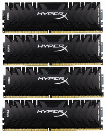 Оперативная память 8GBx4 KIT HyperX Predator HX424C12PB3K4/32 DDR4 2400 DIMM