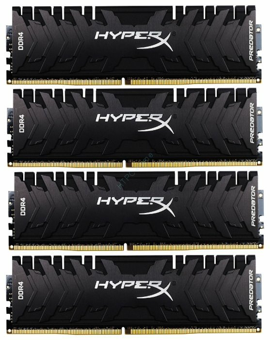 Оперативная память 8GBx4 KIT HyperX Predator HX424C12PB3K4/32 DDR4 2400 DIMM фото 1 — HTPC-Home.ru