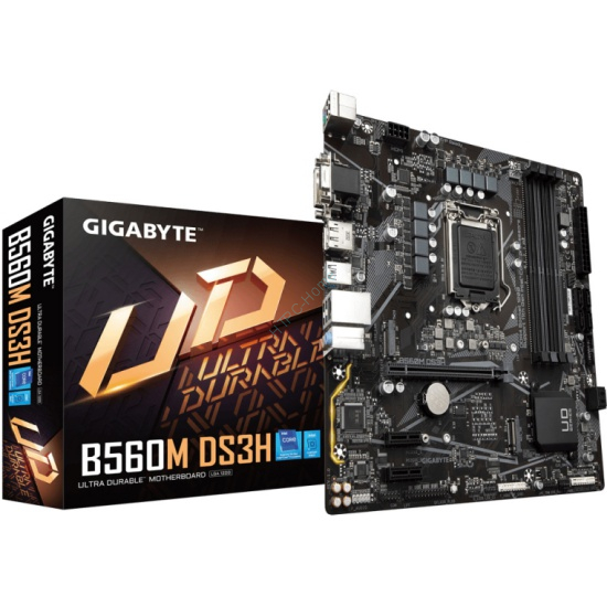 GIGABYTE B560M DS3H (RTL) 1200 B560 MicroATX фото 1 — HTPC-Home.ru