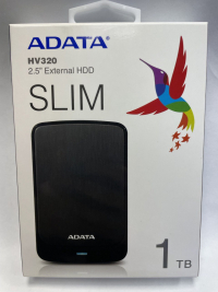 Внешний жесткий диск 1Tb ADATA AHV320-1TU31-CBK HV300 USB3.2