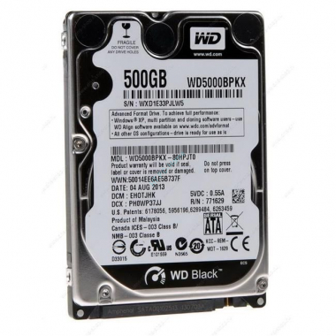 Жесткий диск 500Gb SATA Western Digital Black WD5000BPKX 2.5&quot;  — HTPC-Home.ru
