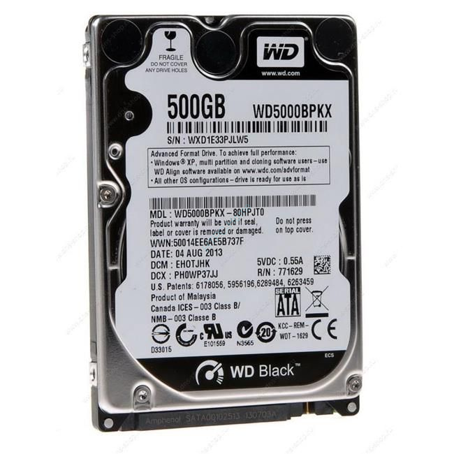 Жесткий диск 500Gb SATA Western Digital Black WD5000BPKX 2.5"  фото 1 — HTPC-Home.ru