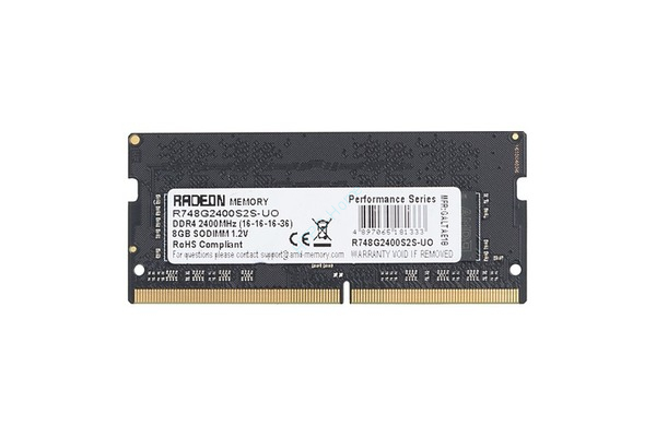 Память 8Gb AMD R748G2400S2S-UO DDR4 2400 SODIMM CL17 фото 1 — HTPC-Home.ru