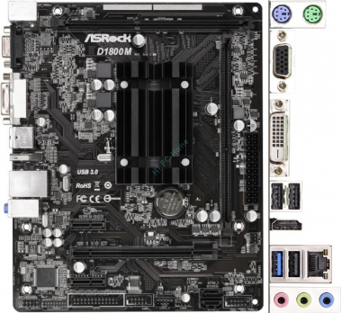 Материнская плата ASRock D1800M — HTPC-Home.ru