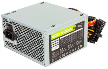 Блок питания Aerocool ECO-500 500W ATX (24+4+6 / 8пин) — HTPC-Home.ru