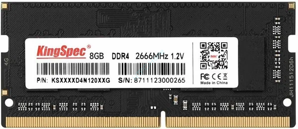 Оперативная память 8Gb Kingspec KS2666D4N12008G DDR4 2666 SO-DIMM фото 1 — HTPC-Home.ru