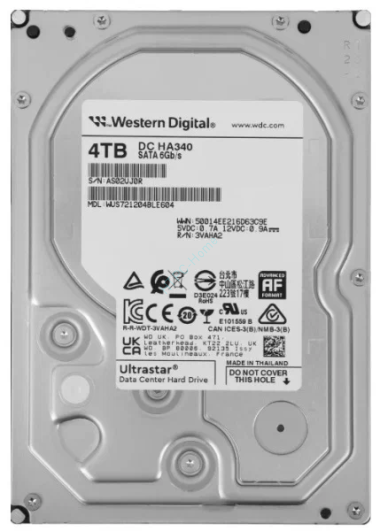 Жесткий диск 4 Tb SATA Western Digital Ultrastar DC HA340 WUS721204BLE604 3.5&quot; 7200rpm — HTPC-Home.ru