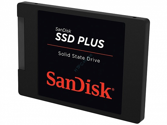 Твердотельный накопитель 240Gb SATA SanDisk PLUS SDSSDA-240G-G26 2.5" TLC фото 1 — HTPC-Home.ru