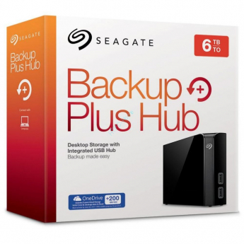 Жесткий диск 6Tb Seagate Backup Plus Hub USB3.0 + 2-port USB3.0 Hub 