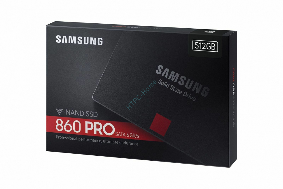 Твердотельный накопитель 512Gb SATA Samsung 860 PRO Series MZ-76P512BW фото 1 — HTPC-Home.ru