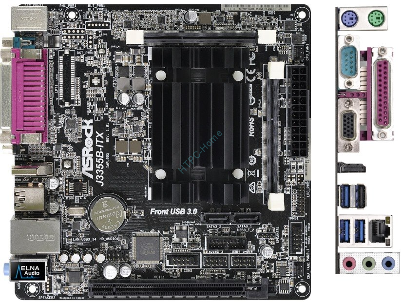 Материнская плата ASRock J3355B-ITX фото 1 — HTPC-Home.ru