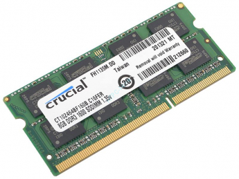 Оперативная память 8Gb Crucial CT102464BF160B DDR3L 1600 SO-DIMM 