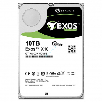 Жесткий диск 10Tb Seagate Exos X10 ST10000NM0086 3.5" 7200rpm 256Mb