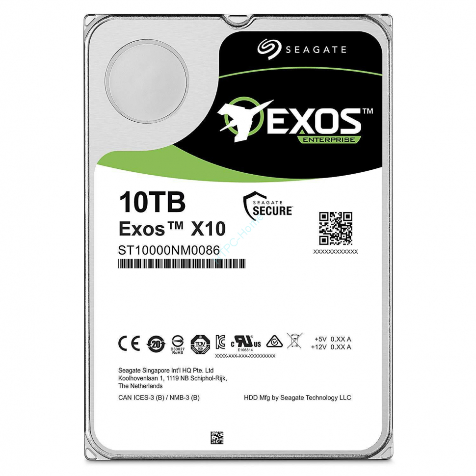 Жесткий диск 10Tb Seagate Exos X10 ST10000NM0086 3.5" 7200rpm 256Mb фото 1 — HTPC-Home.ru