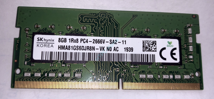 8Gb Hynix HMA81GS6DJR8N VK DDR4 2666 SODIMM