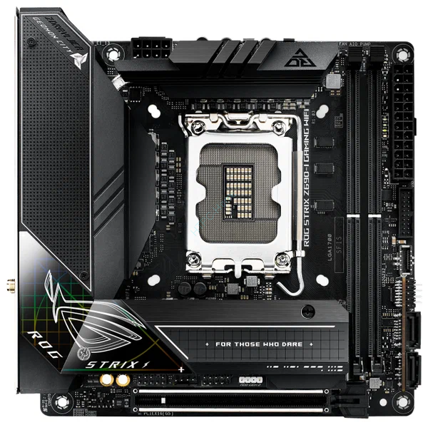 Материнская плата ASUS ROG STRIX Z690-I GAMING WIFI DDR5, купить по цене 34  000 руб. в интернет-магазине HTPC-Home.ru