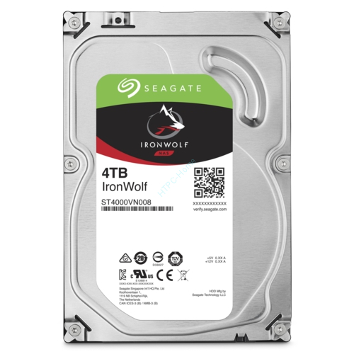 Жесткий диск 4Tb SATA Seagate IronWolf NAS ST4000VN008 3.5" 5900rpm 64Mb  фото 1 — HTPC-Home.ru