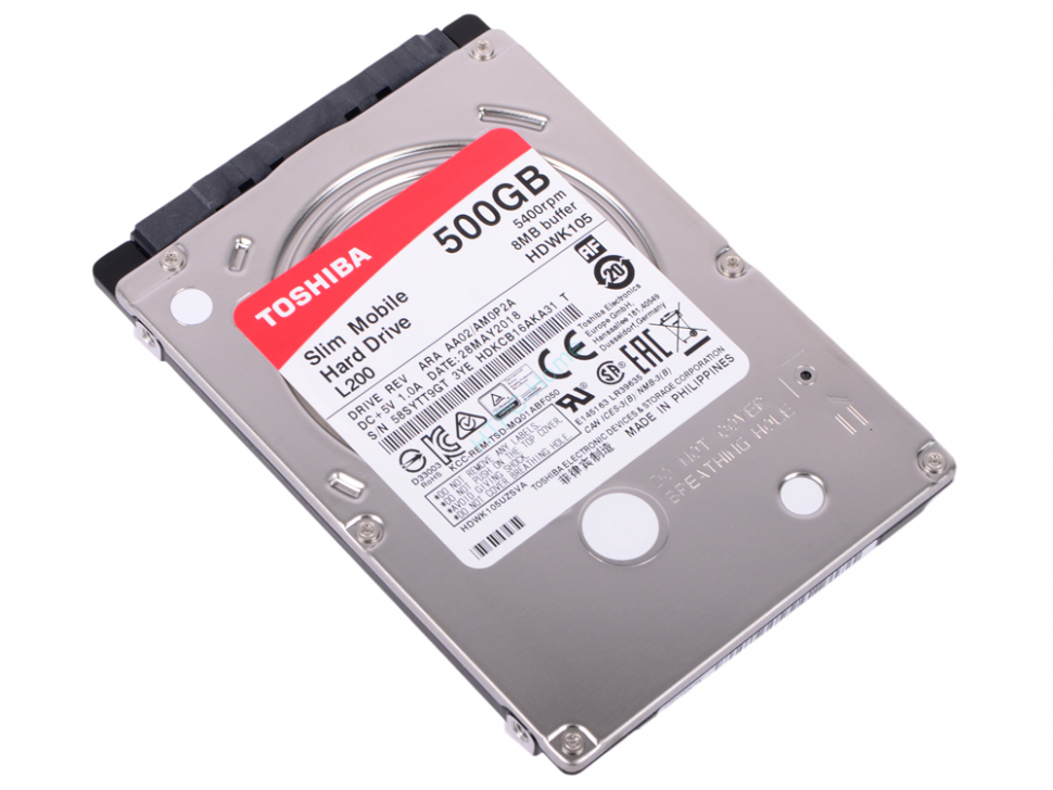 Жесткий диск 500Gb Toshiba HDWK105EZSTA 2.5" фото 1 — HTPC-Home.ru