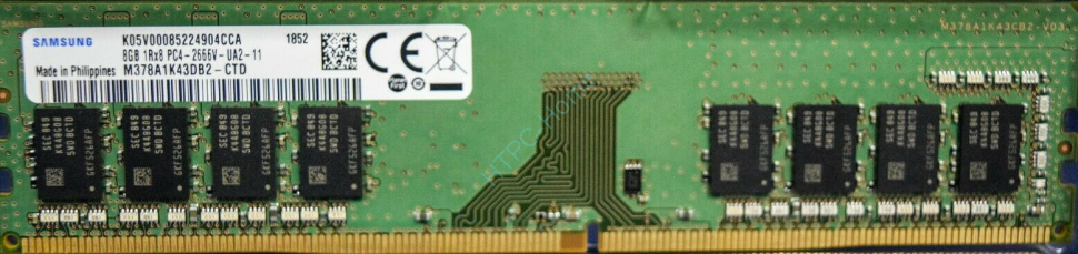 Оперативная память 8Gb Samsung M378A1K43DB2-CTD DDR4 2666 DIMM фото 1 — HTPC-Home.ru
