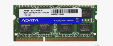 Оперативная память 4Gb ADATA AD3S1333C4G9-B DDR3 1333 SODIMM 16chip — HTPC-Home.ru