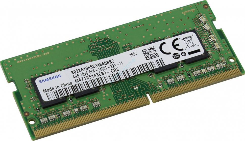 Оперативная память 4Gb Samsung M471A5143EB1-CRC DDR4 2400 SODIMM фото 1 — HTPC-Home.ru
