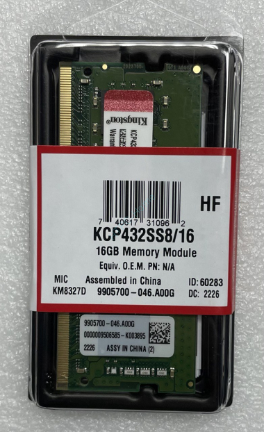 Оперативная память 16Gb Kingston KCP432SS8/16 DDR4 3200 SODIMM — HTPC-Home.ru
