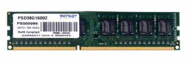Оперативная память 8Gb Patriot PSD38G16002 DDR3 1600 DIMM CL11  — HTPC-Home.ru