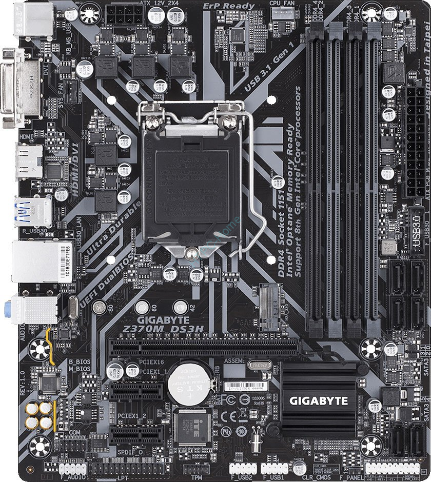GIGABYTE GA-Z370M DS3H LGA1151 v2, купить по цене 6 020 руб. в интернет ...