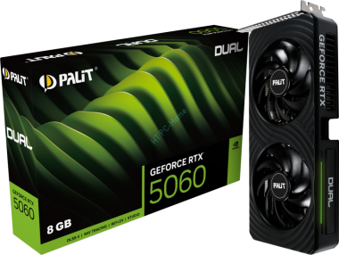 Видеокарта NVIDIA GeForce RTX 5060 Palit Dual 8Gb NE75060019P1-GB2063D &mdash; HTPC-Home.ru