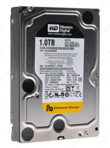  Жесткий диск 1Tb Western Digital RE WD1003FBYZ 3.5&quot;  — HTPC-Home.ru