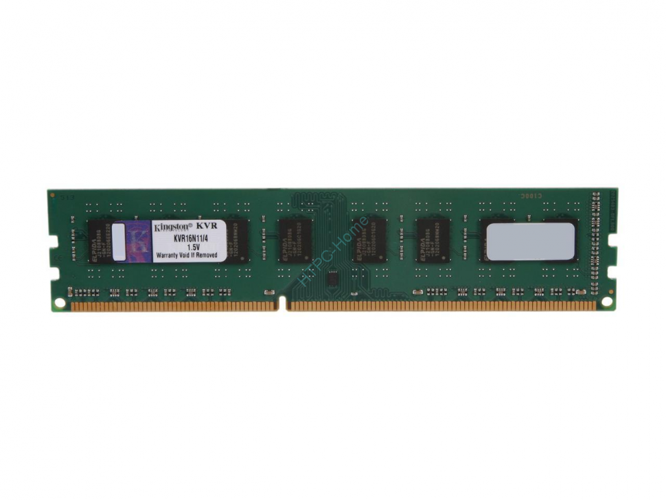 Оперативная память 4Gb Kingston KVR16N11/4 DDR3 1600 DIMM 16chip фото 1 — HTPC-Home.ru