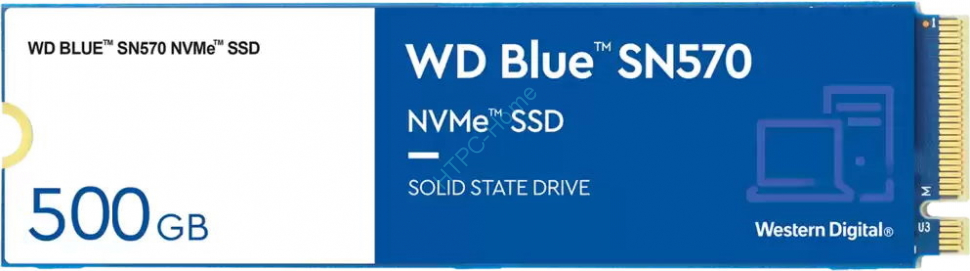 Твердотельный накопитель 500Gb WD Blue SN570 WDS500G3B0C TLC фото 1 — HTPC-Home.ru