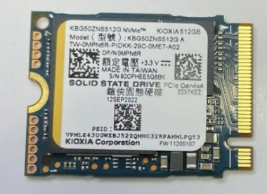 Твердотельный накопитель 512Gb KIOXIA KBG50ZNS512G 2230 M.2 PCI-e — HTPC-Home.ru