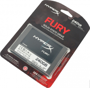 Твердотельный накопитель 240Gb SATA Kingston HyperX FURY SHFS37A/240G 2.5&quot; MLC — HTPC-Home.ru