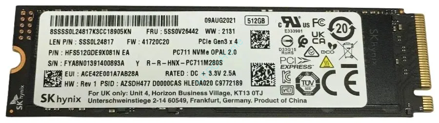 Твердотельный накопитель SK Hynix 512GB SSD HFS512GDE9X081N фото 1 — HTPC-Home.ru