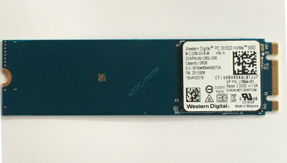 Твердотельный накопитель 128Gb Western Digital SN520 SDAPNUW-128G-1006  фото 1 — HTPC-Home.ru