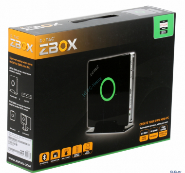Неттоп Zotac  ZBOX-AD04-E AMD E-450,AMD M1,no memory,no HDD,HD 6320, Wi-Fi, BT, CR, USB, HDMI, DisplayPort, S/PDIF — HTPC-Home.ru