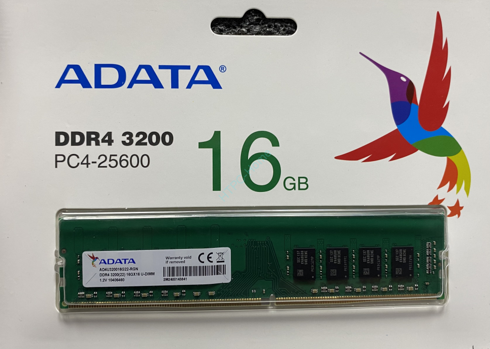Оперативная память 16GB ADATA AD4U320016G22-RGN DDR4 3200 DIMM CL22 фото 1 — HTPC-Home.ru