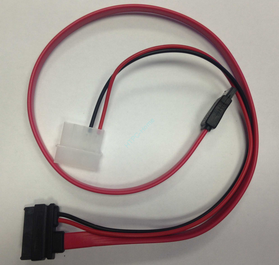 Шлейфы кабели для подключения Slim DVD-RW к стандартным разъемам SATA 7Pin и Molex 4pin фото 1 — HTPC-Home.ru