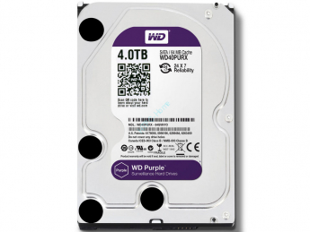 Жесткий диск 4Tb SATA Western Digital Purple WD40PURX 3.5" 64Mb