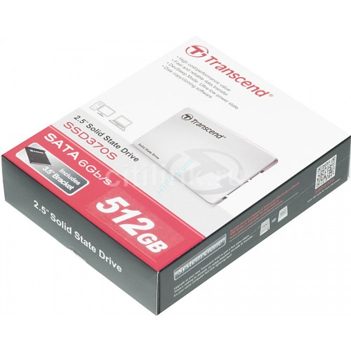 Твердотельный накопитель 512Gb SATA Transcend SSD370 TS512GSSD370S 2.5" MLC фото 1 — HTPC-Home.ru