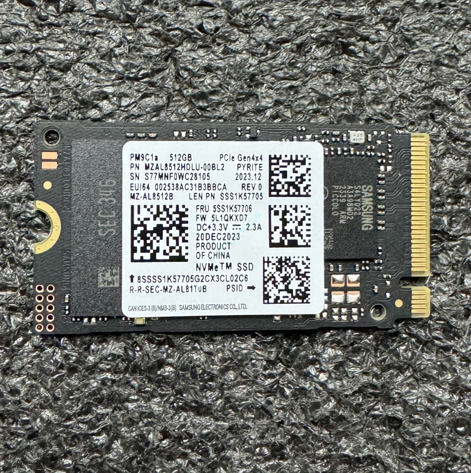 Твердотельный накопитель 512Gb Samsung PM9C1a PCI-E 2242 фото 1 — HTPC-Home.ru